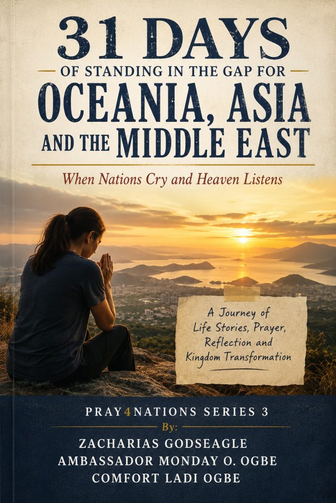TODAY’S STRATEGIC PRAYER FOCUS DAY 8 – THE EMPTY CHAIR AT DINNER 4 Cover 31 days standing in the gap for Oceania Asia and Middle East English
